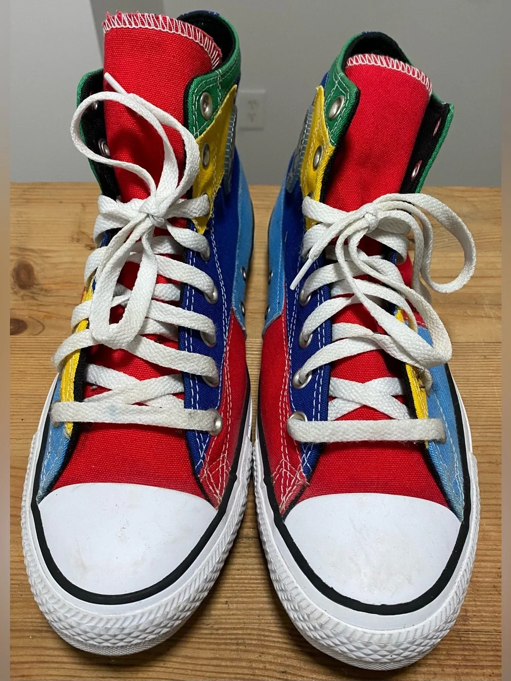 Converse Chuck Taylor All Star High “Patchwork” Men 9 Women 11